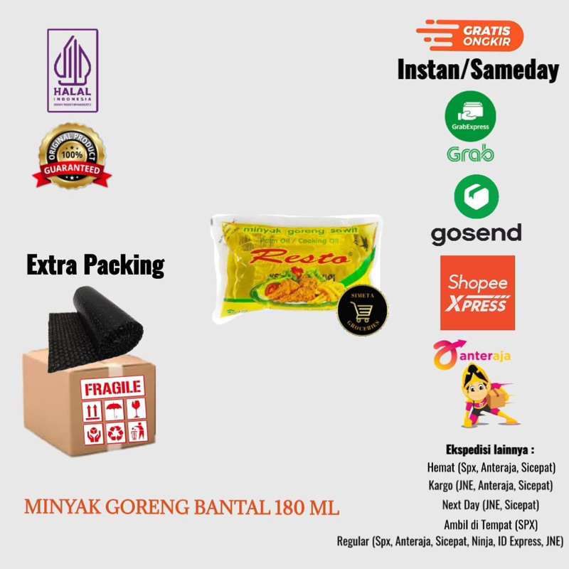 

Minyak Goreng Resto Bantal 180ml (1pcs)