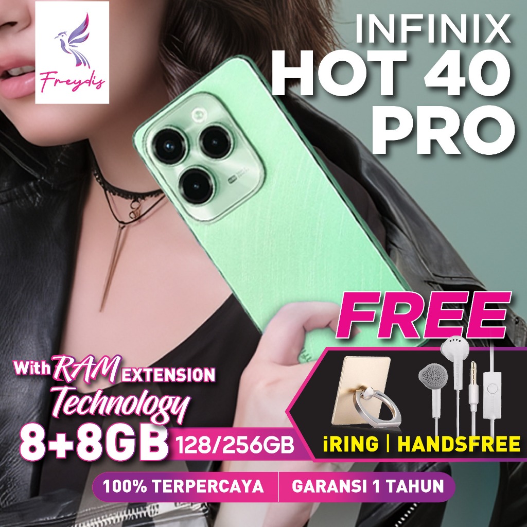 Infinix Hot 40 Pro 8/128 8/256 RAM 8 ROM 128 256 GB 8GB 128GB 256GB HP Smartphone Android