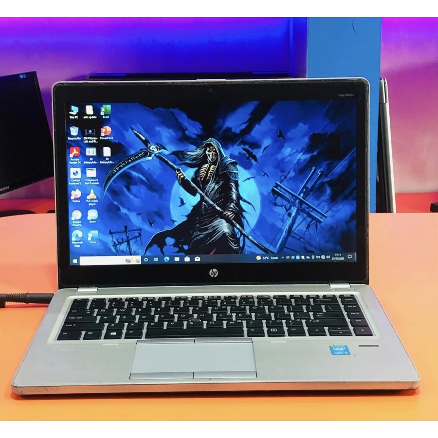Laptop HP Elitbook Folio 9480M CORE I5 Gen4 RAM 8GB SSD 128GB 14"