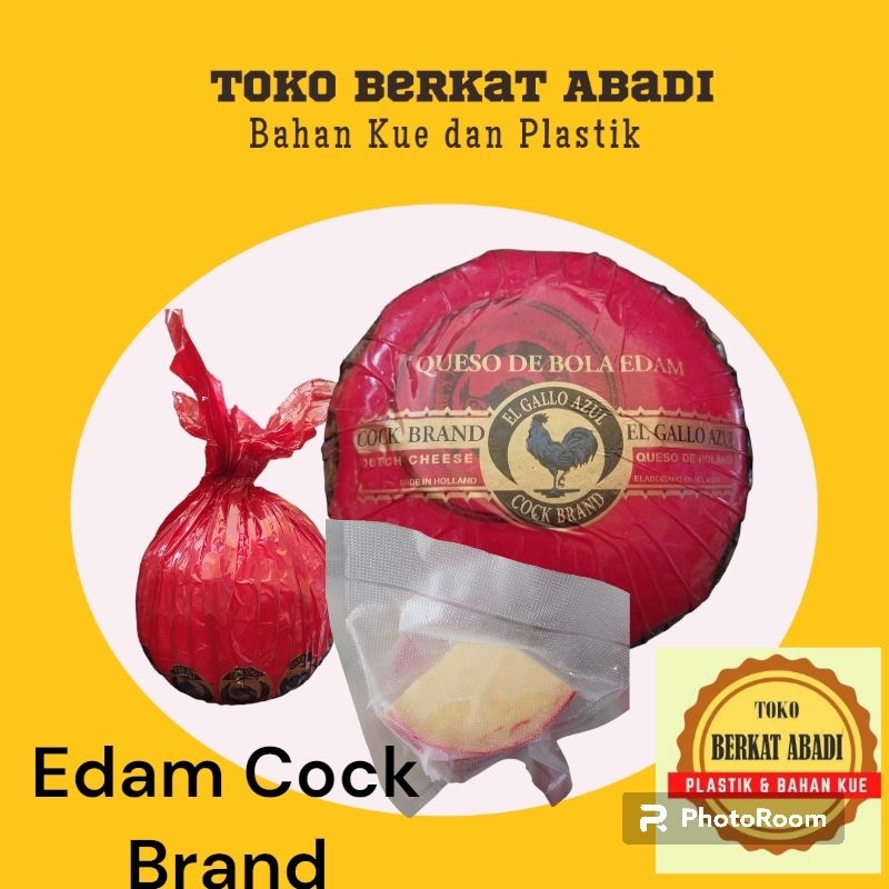 

Keju Edam Cock Brand Ayam Emas Utuh