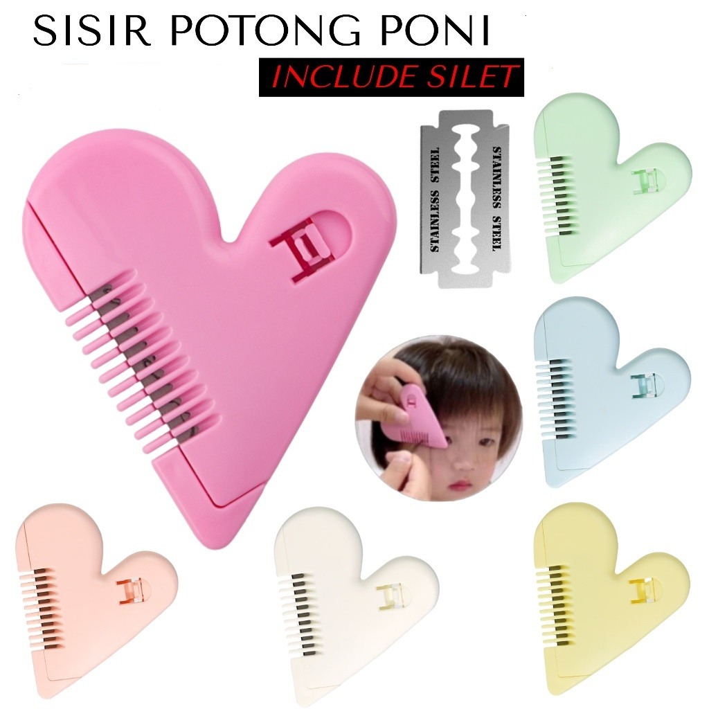 Sisir Potong Poni Sisir Rambut Sisir Sasak Rambut Sisir Gunting Rambut