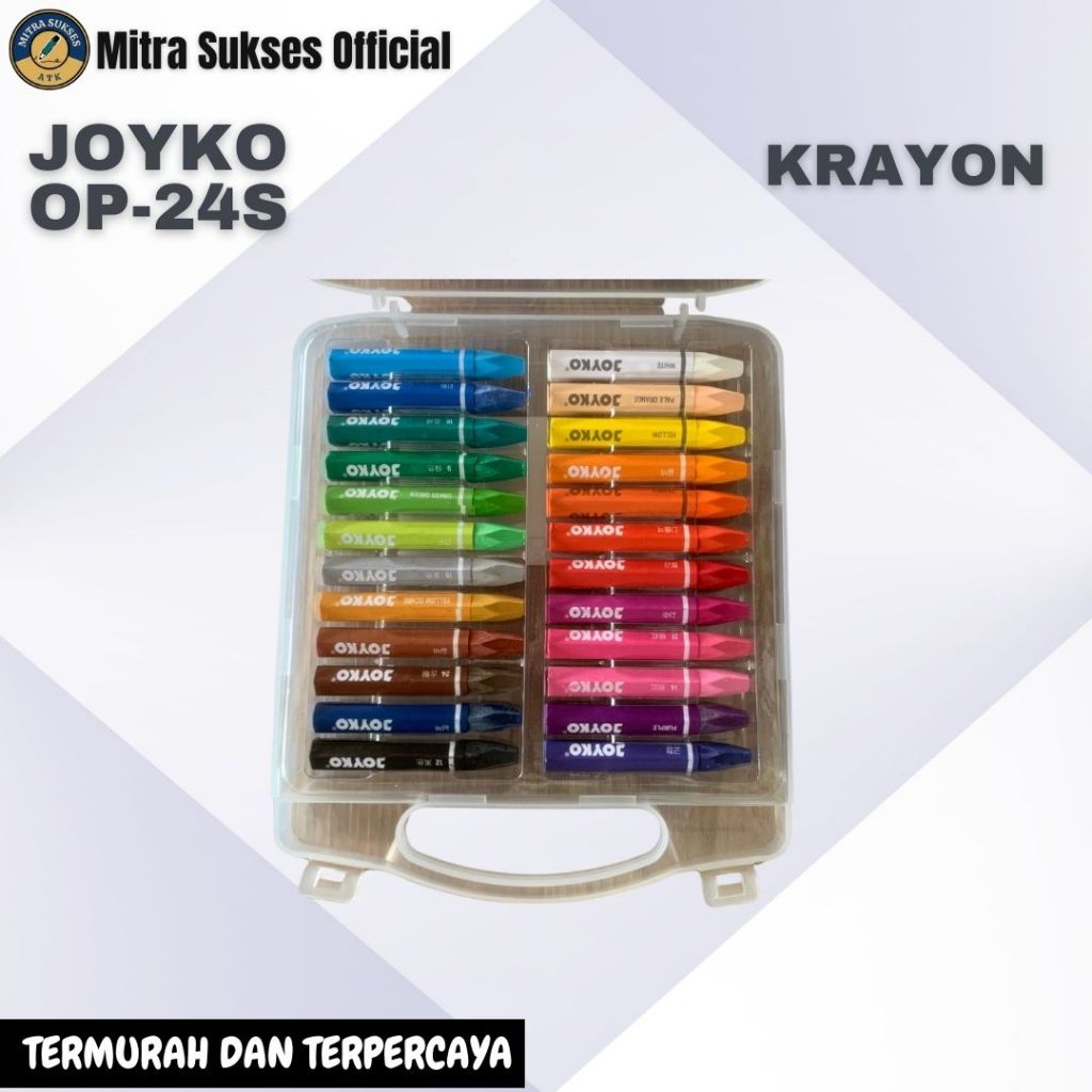 

KRAYON / CRAYON TITI JOYKO 24 WARNA