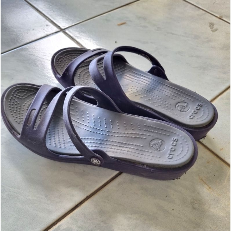 Sandal Crocs Original Wedges Wanita Women Shoes