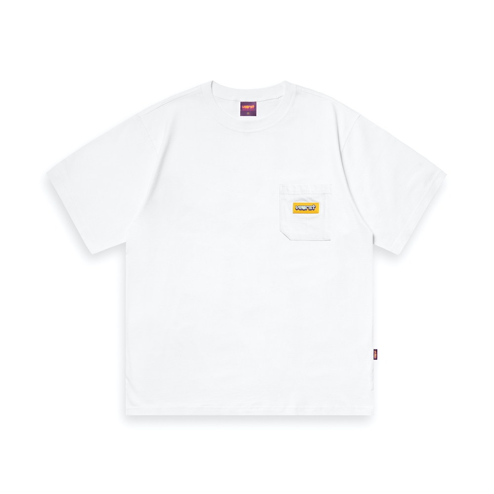 Vearst Tshirt Oversize Pocket Yale White