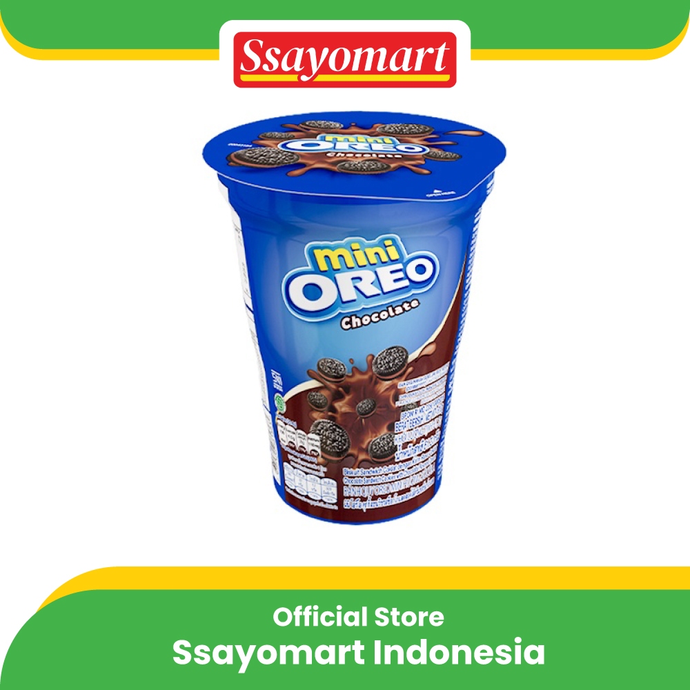 

Mini Oreo Biskuit Chocolate Cup 61.3g Untuk Piknik