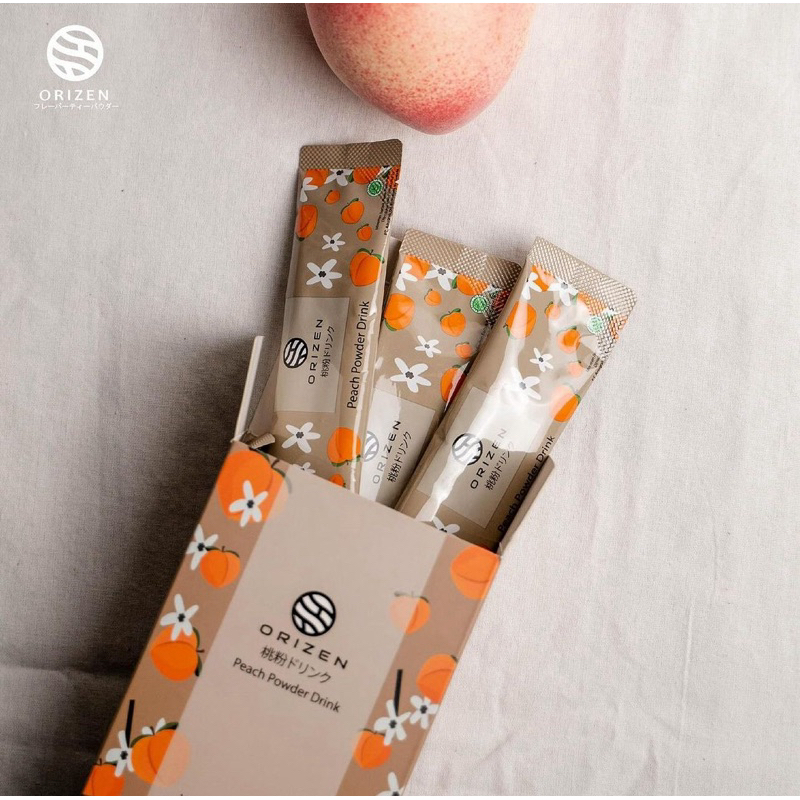 

Orizen peach detox tea