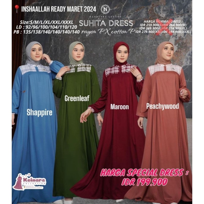 SUHITA DRESS NADHEERA LUXURY