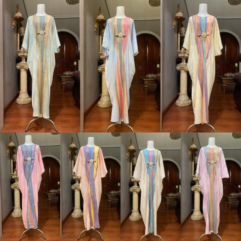 (ORIGINAL) kaftan / kaftan katun microb/ kaftan impor / kaftan printing / kaftan terbaru  / kaftan b
