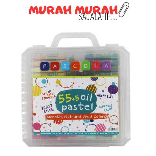 

Standard Pascola Oil Pastel 55 Warna / Crayon / Pewarna / Coloring