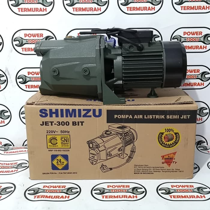 

Pompa Air Semi Jet Pump JET-300 SHIMIZU JET300 NON AUTO Semijet Manual