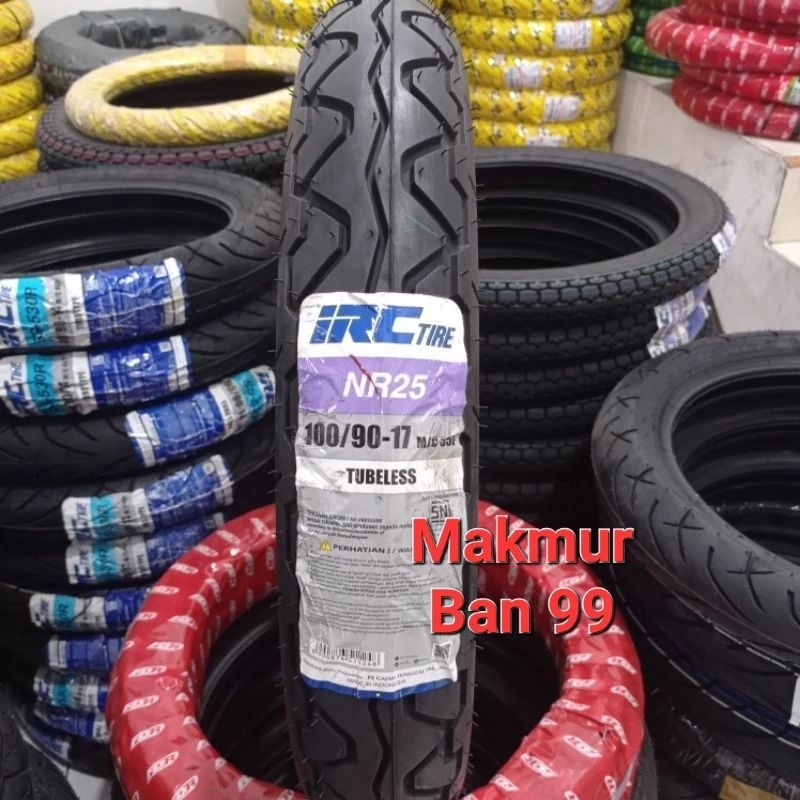 Ban IRC 100/90-17 NR25 Tubeless Ban Belakang Verza