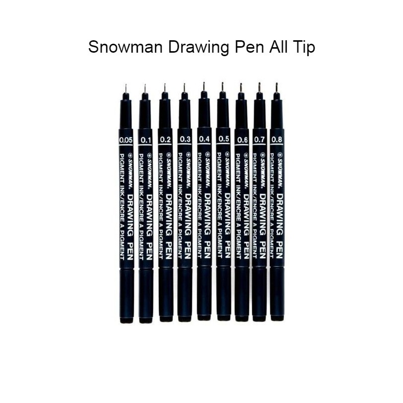 

Drawing Pen Snowman Pen FT 700 Semua ukuran 0.05 - 2.0 mm