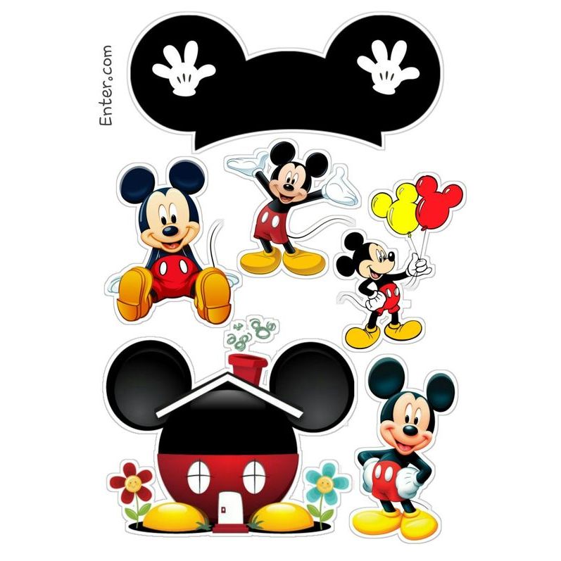 Topper Cake Mickey Mouse