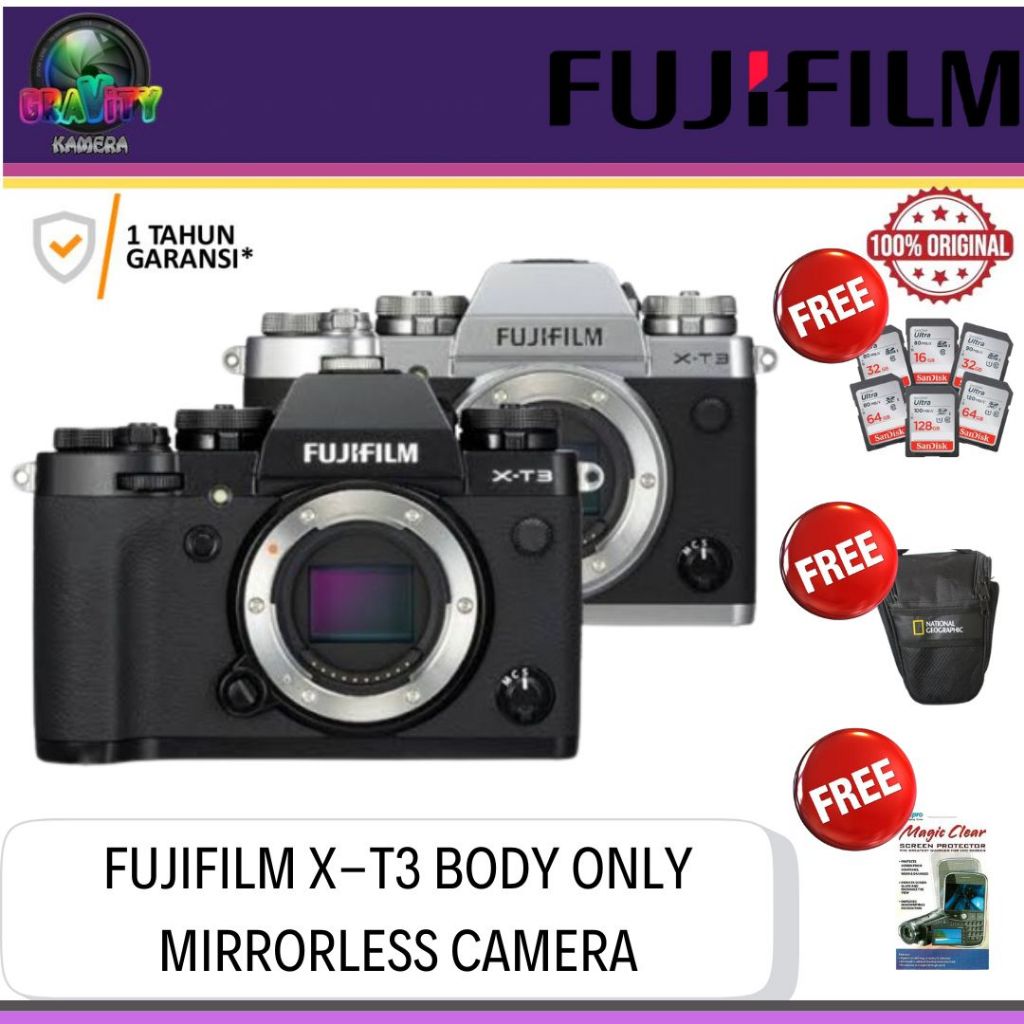 FUJIFILM X-T3 BODY ONLY / FUJIFILM XT3 BODY ONLY