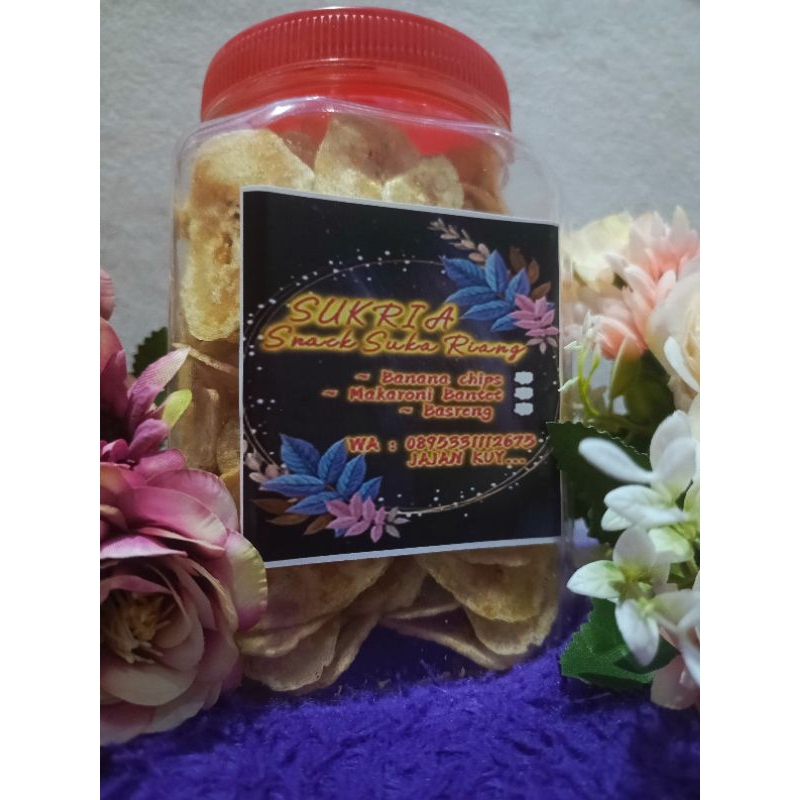 

keripik pisang kepok toples 320gram