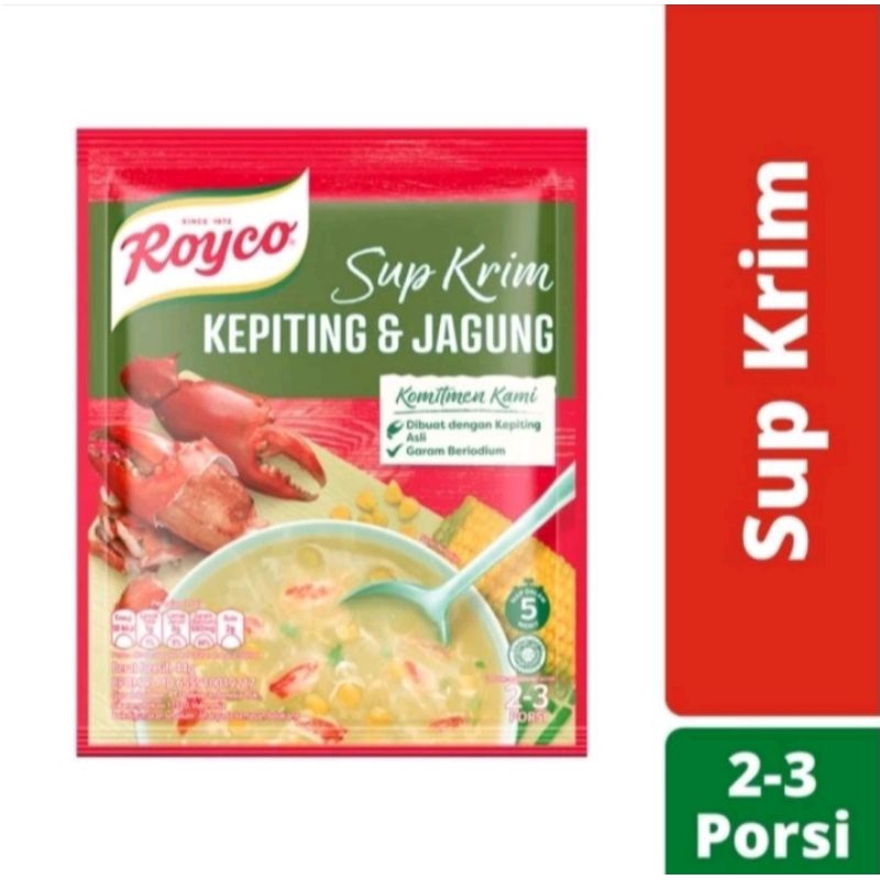 

Royco Sup Krim Kepiting&jagung 44g