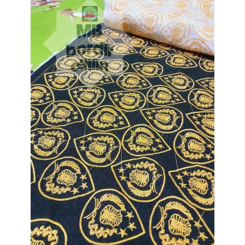 EMBLEM KUNING ( sabhara ) | emblem topi | bordir topi | logo emblem saj