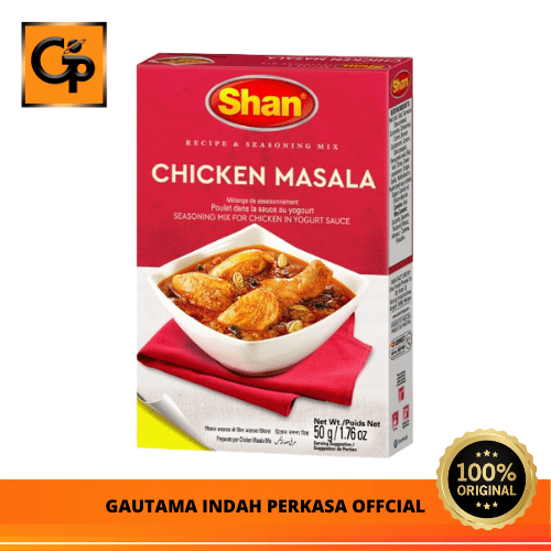 

BUMBU SIAP PAKAI SHAN SEASONING CHICKEN MASALA 50 G