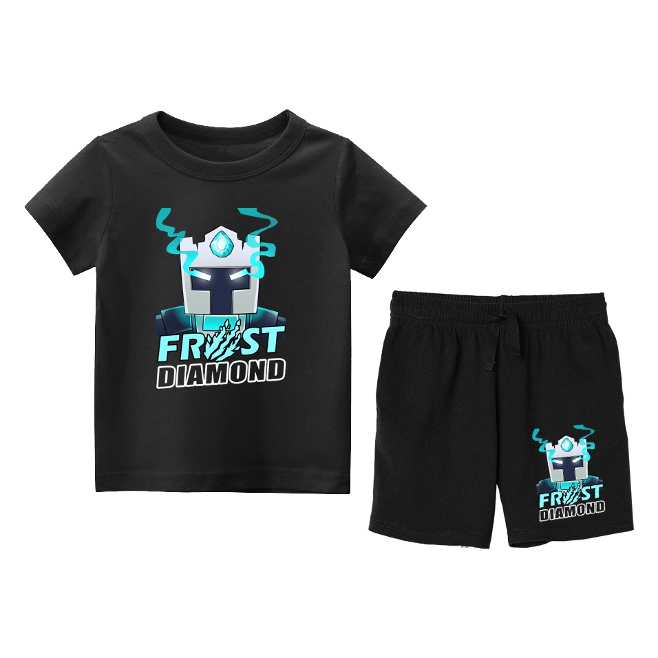 SETELAN BAJU KAOS CELANA ANAK FROST DIAMOND