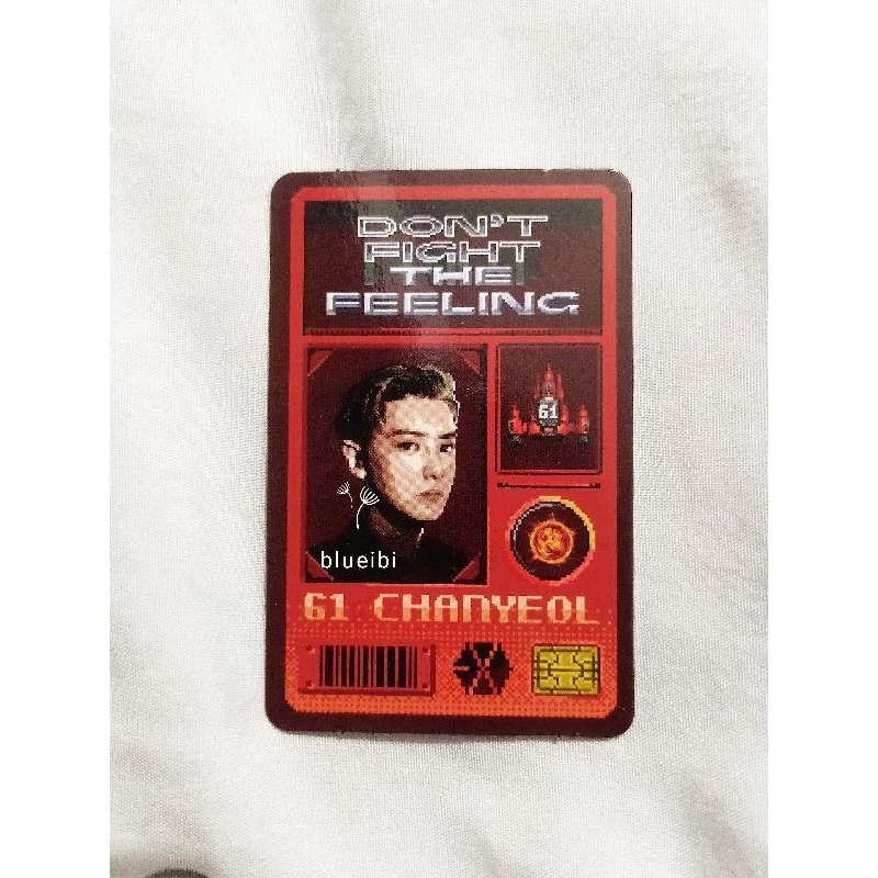 PHOTOCARD XIUMIN ACE // ID CARD CHANYEOL DFTF EXO