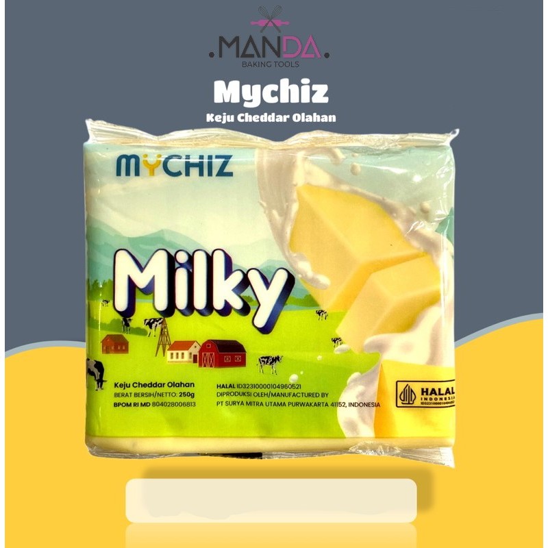 

Keju MyChiz / Keju Milky / Keju Cheddar / Keju MyChiz 250gr