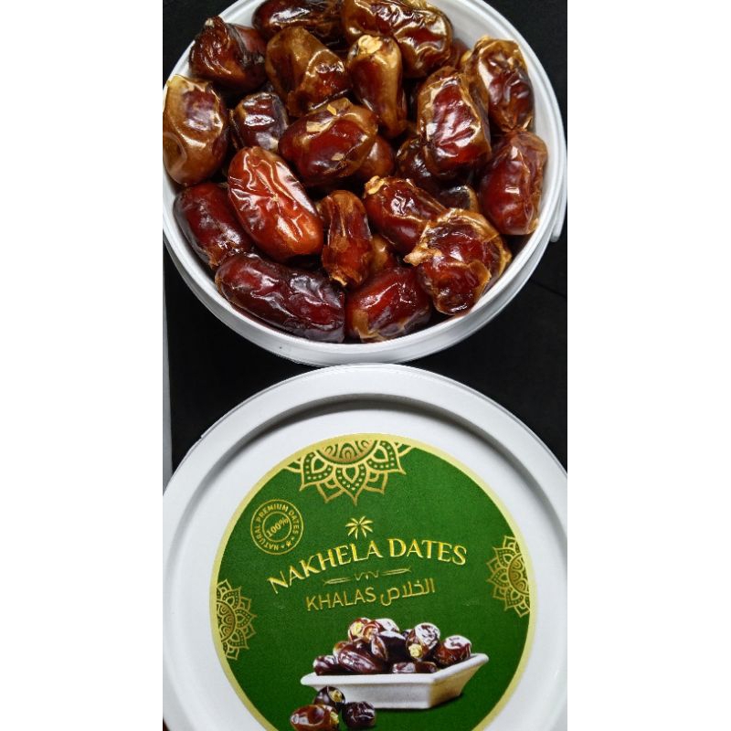 

Kurma Khalsa Nakhela Dates Eksklusif ember 850gram
