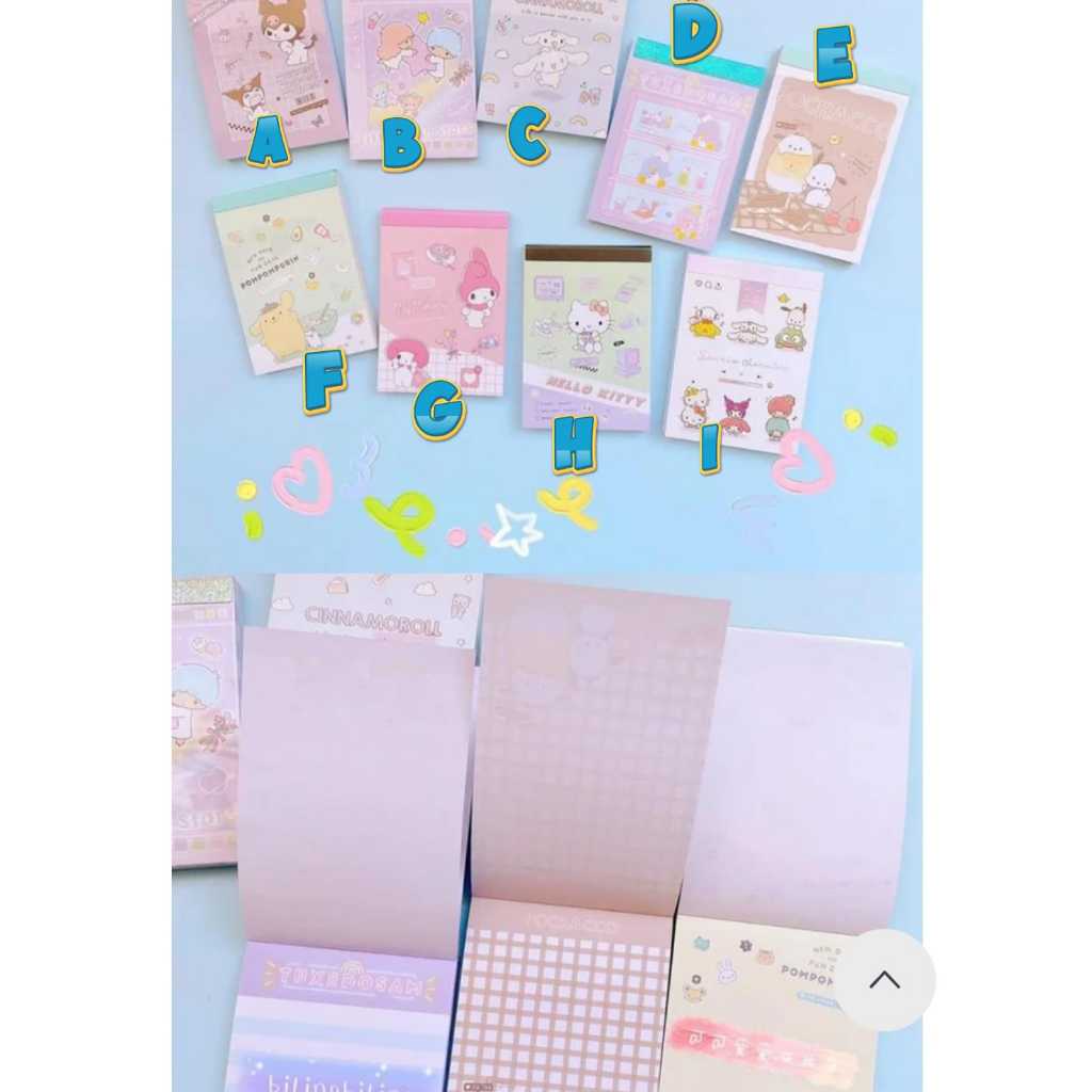 

MEMO SOBEK MINI KUROMI POCHACCO (5X6)