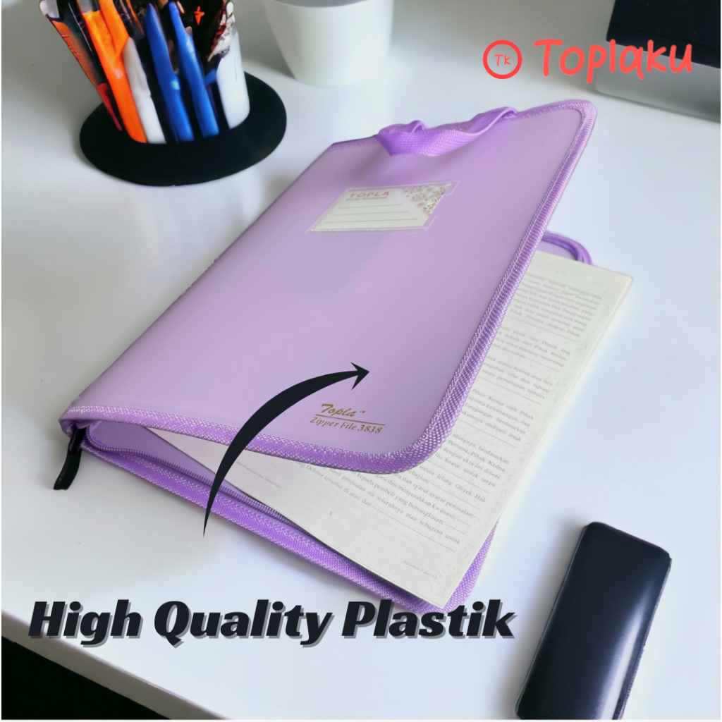 

Map Zipper Plastik Resleting File Dokumen Kancing Tas Bag Aesthetic Les Buku Document Berkas F4 A4