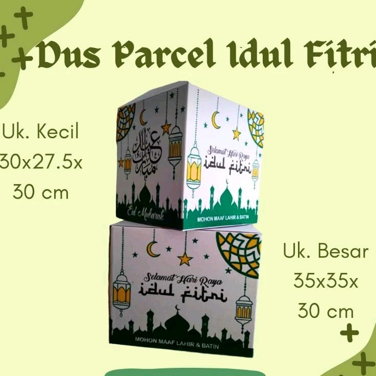 

Dus Parcel Lebaran Per pcs/Dus Hampers/Dos Idul Fitri/Kotak Parcel Lebaran/Kardus Hampers Lebaran Rajawali Party