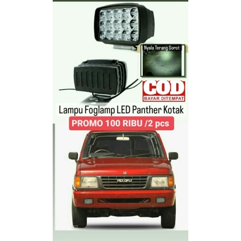 Lampu Foglamp LED Model Kotak