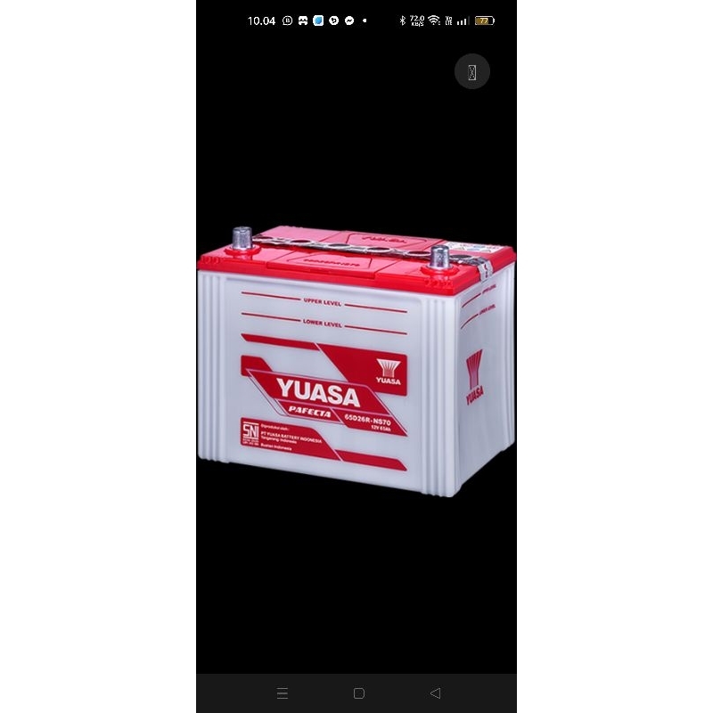 Aki accu yuasa ns70 12v 65ah
