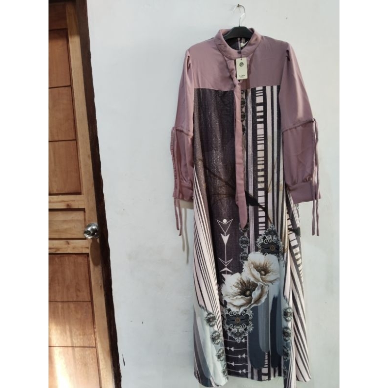 Gamis Canio original brand warna plum