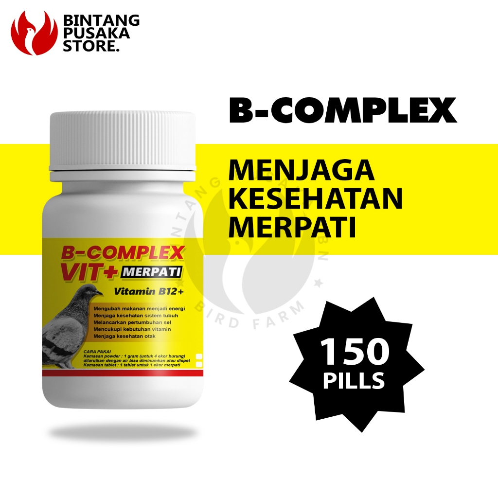 B Complex Vitamin Hewan Unggas Merpati / Bintang Pusaka