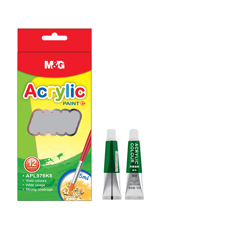 

Cat akrilik 5ml M&G Acrylic Paint Set 12 Warna APL976K8
