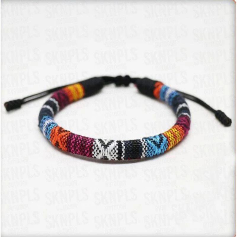 Gelang Pria Wanita Simple Tenun Keren