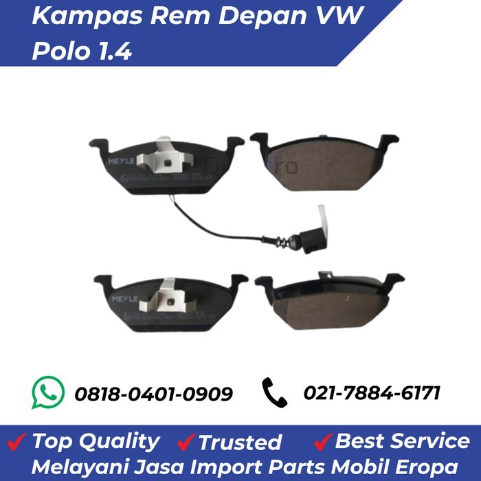 Kampas Rem Depan VW Polo