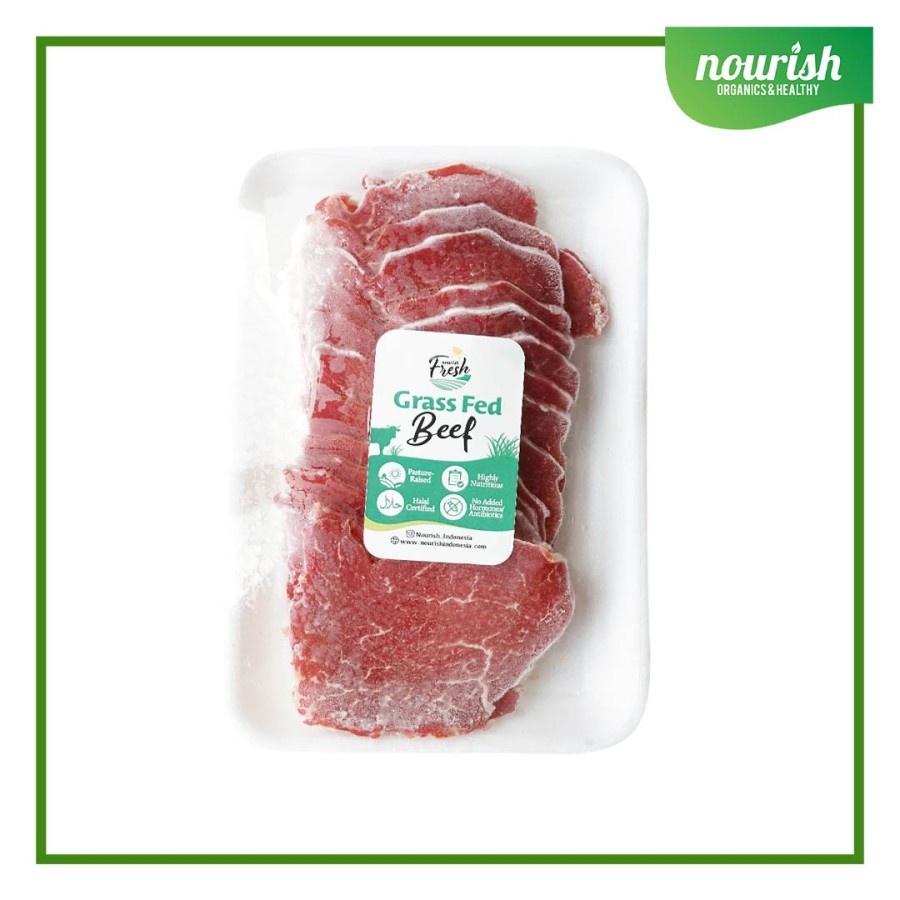 

Grass Fed Tenderloin Slice Tanpa Lemak 250gr (Daging Has Dalam)-Jakut