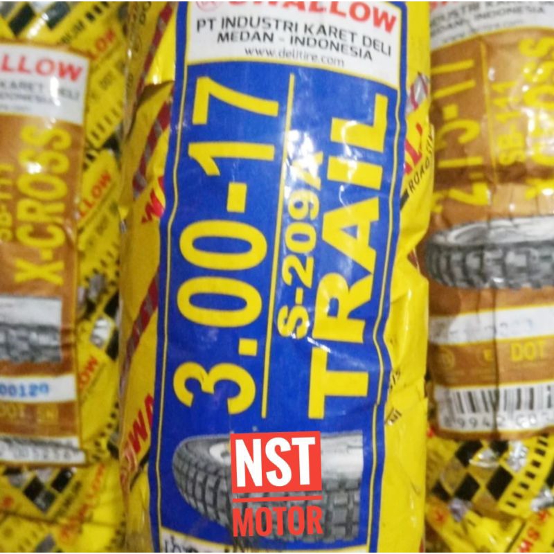 Ban Luar Semi Trail 300-17 S209 Swallow Ban Luar Honda Win  Custom