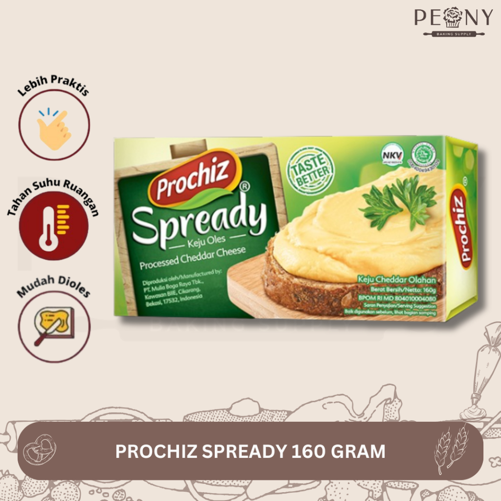 

PROCHIZ SPREADY 160 GRAM / KEJU OLES