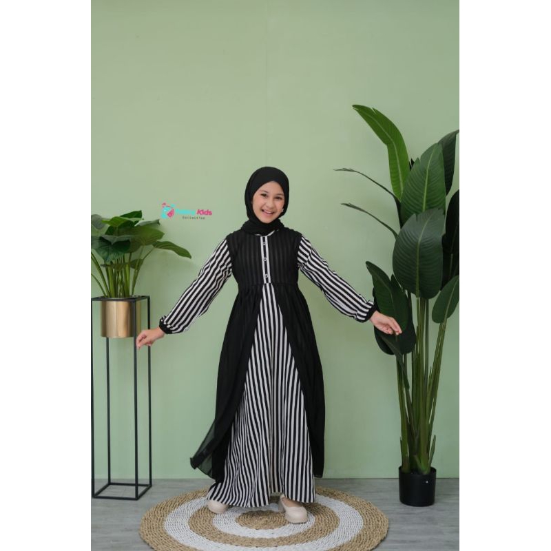 Gamis Ceruty salur 8-9 tahun