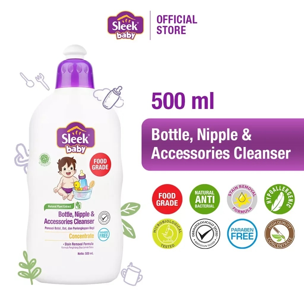 Sleek Cuci Botol Susu Anak kemasan botol 500ML