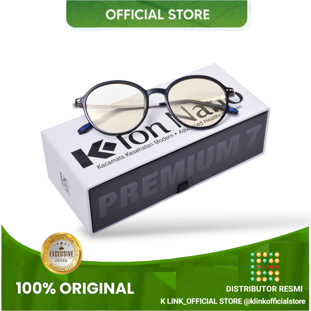 Kacamata K Ion nano Premium 7 original kacamata frame kesehatan pria dan wanita