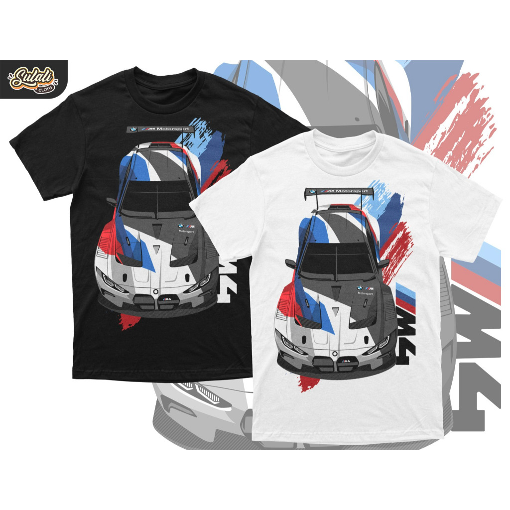Kaos BMW M4 Competition - Anak, Remaja & Dewasa Cotton 30's Premium