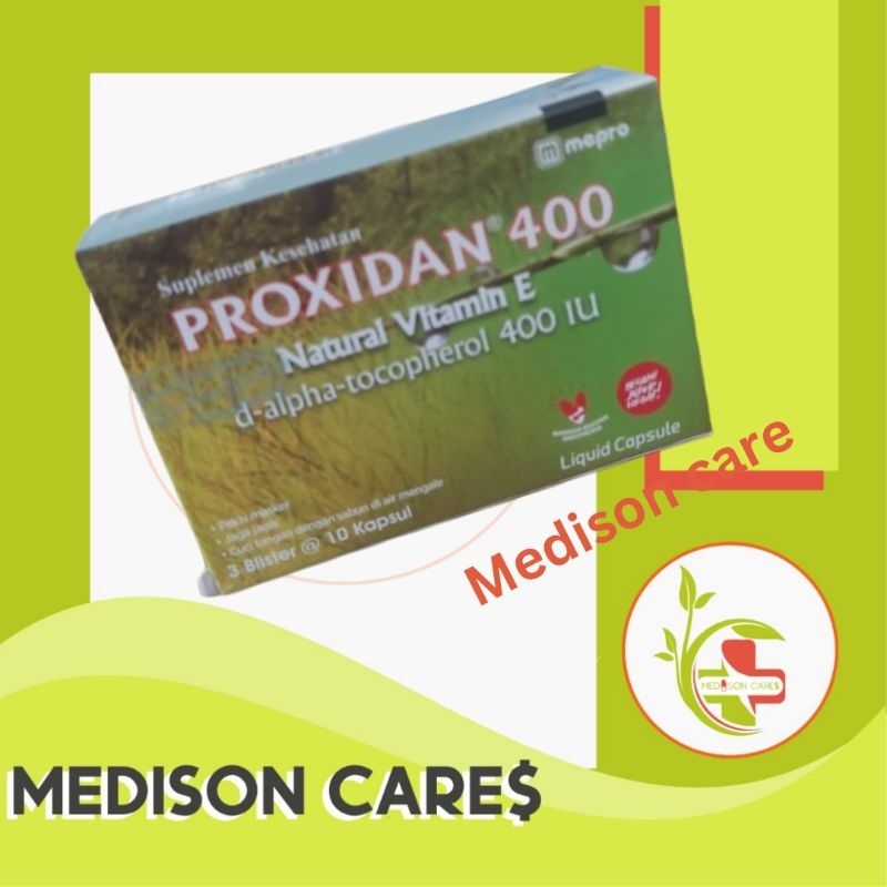 proxidan 400 natural vitamin e 400 iu | per strip isi 10