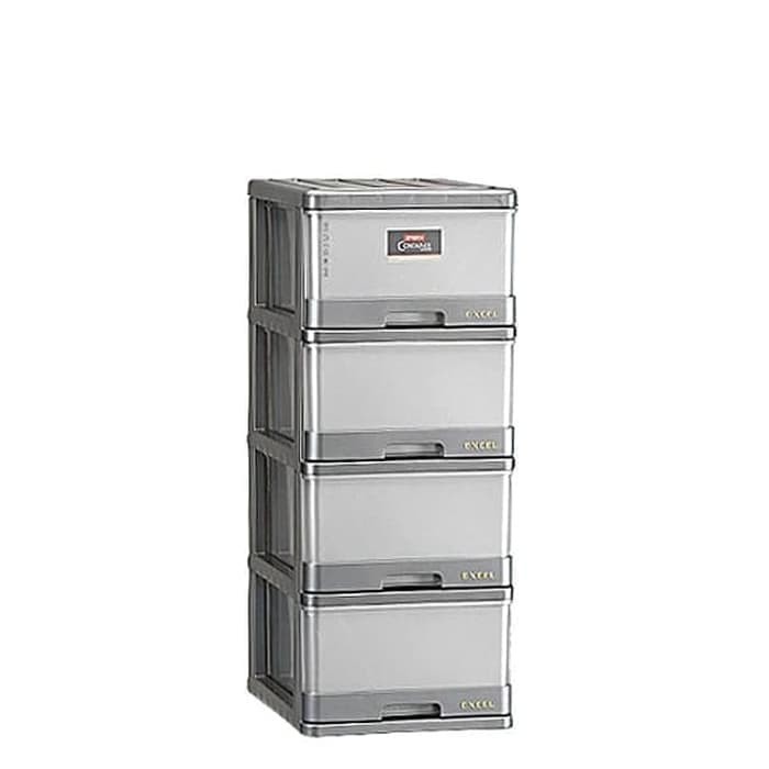 LION STAR XC-9 Excel Container M4 Laci Lemari Pakaian Medium susun 4
