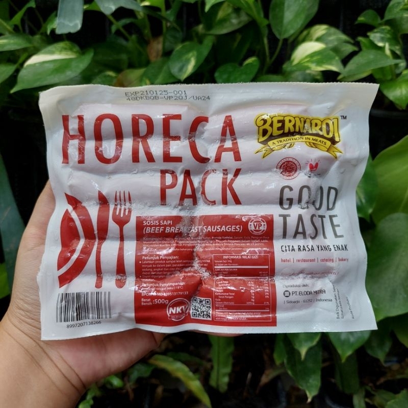 

Bernardi Horeca Sosis Sapi (Tanpa Kupas) 500 Gram