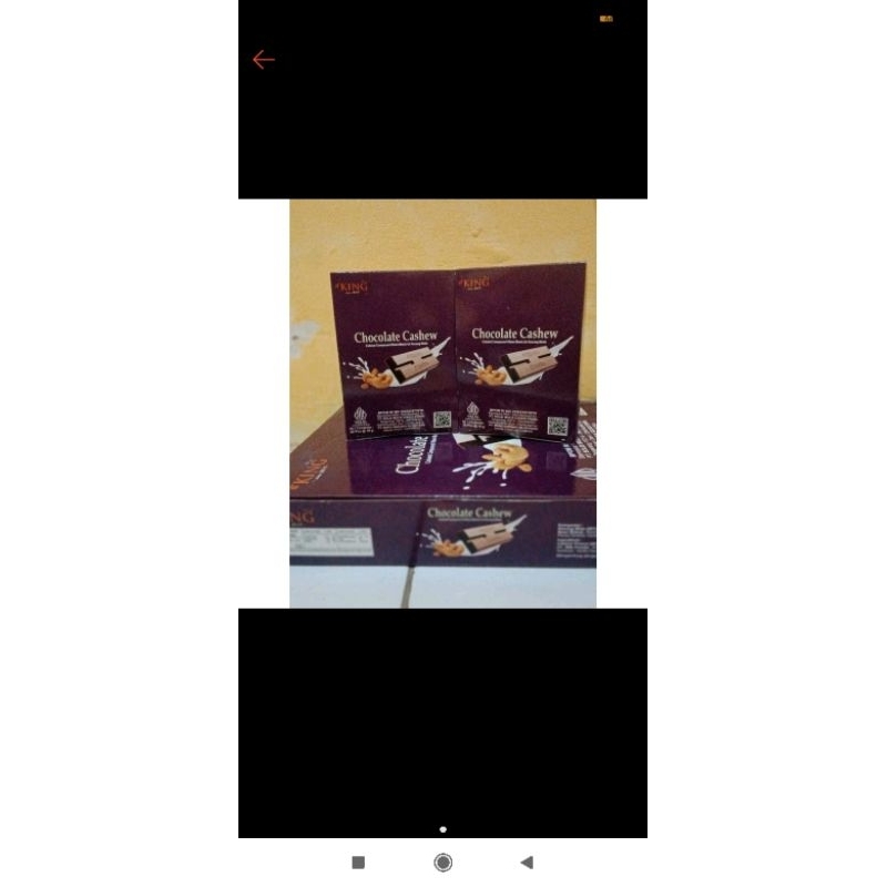 

chocolate cashew viral 4box (1dus)