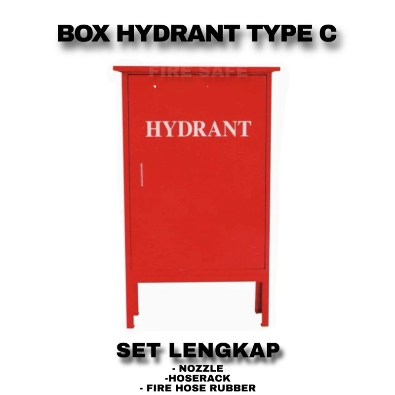BOX Hydrant Type C outdoor isi lengkap / box hydrant komplit isi