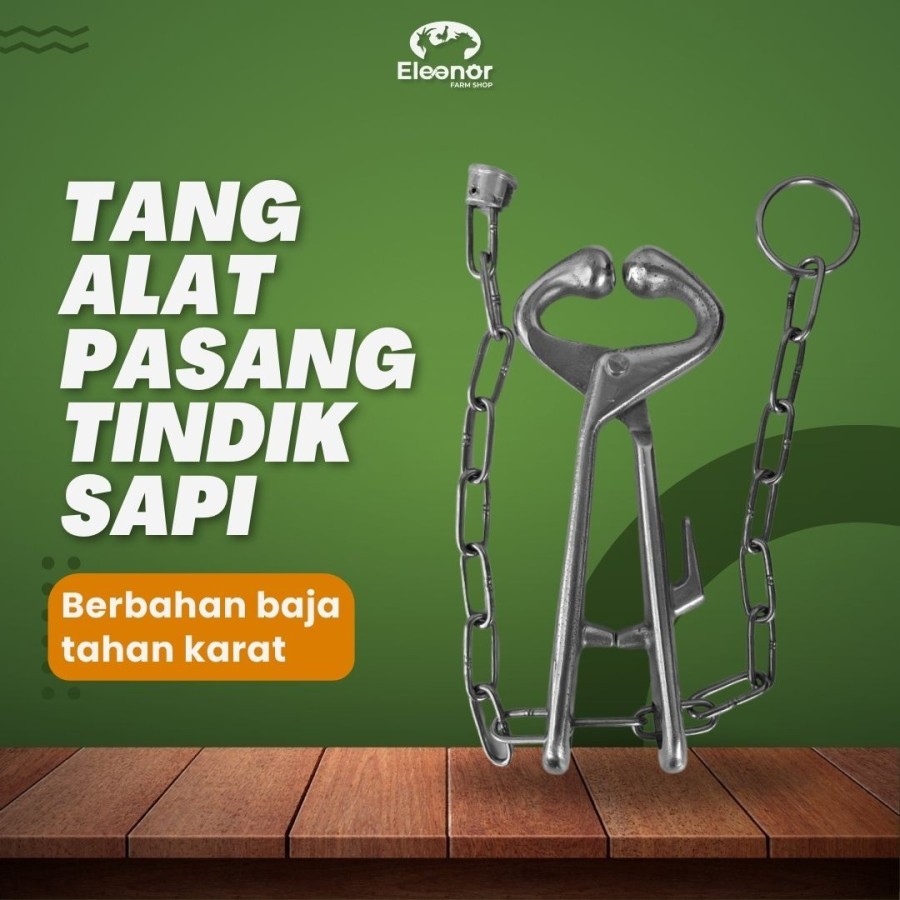 Tang Alat Pasang Tindik Hidung Sapi Tang Bull Ring Rantai Sapi Cattle Nose Ring Pliers