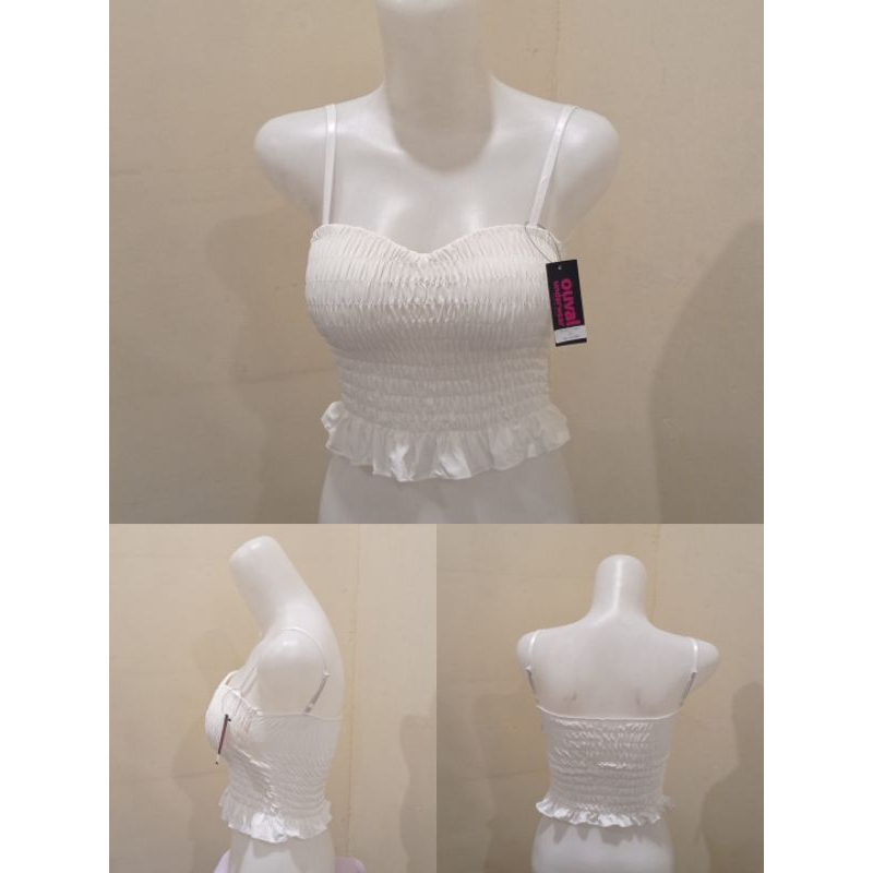 Tank top bra korean style bahan katun import